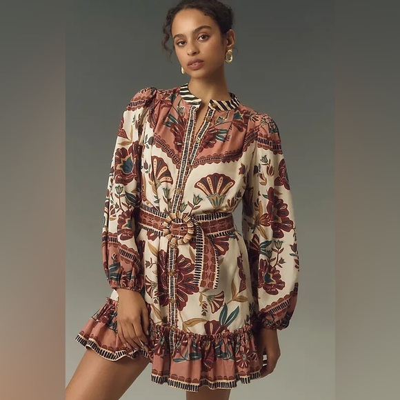 FARM Rio Multicolor Floral Mini Dress - Picture 3 of 7